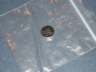3 VOLT LITHIUM COIN CELL BATTERY 
