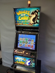 ARISTOCRAT WHALES OF CASH EXTRA REEL POWER VIDEO SLOT MACHINE 