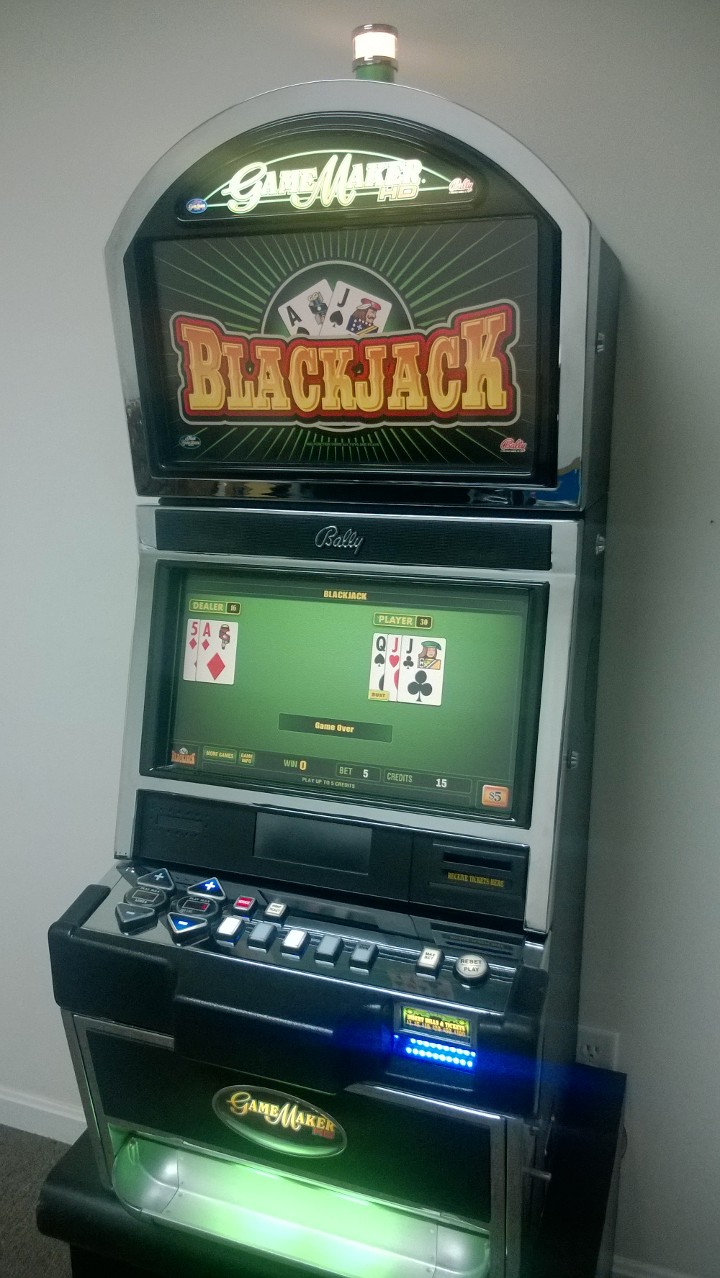 BALLY GAME MAKER HD MULTI GAME DUAL MONITOR SLOT MACHINE - 