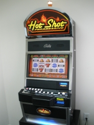 Bally Hot Shot Progressive M9000 Video Slot Machine 