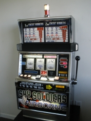 IGT SKY SOLDIERS AIRBORNE CUSTOM S2000 SLOT MACHINE 
