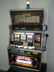 IGT SUPER TIMES PAY FREE GAMES FIVE LINE S2000 SLOT MACHINE 