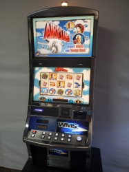 WMS AIRPLANE BB2 VIDEO SLOT MACHINE WITH DUAL MONITORS 