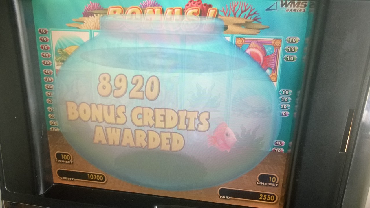 WMS Gold Fish Video Slot Machine - 