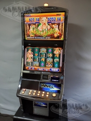 WMS HEIDIS BIER HAUS BB2 VIDEO SLOT MACHINE WITH DUAL MONITORS 