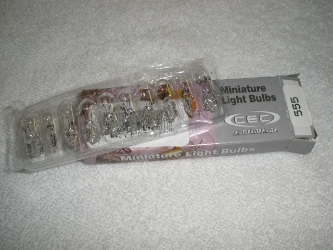 #555 Wedge Light Bulbs – Package of 10 